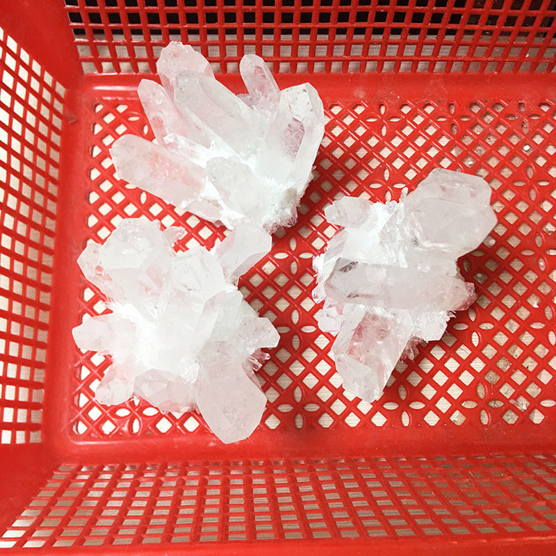 源头批发白水晶簇 晶簇奇石摆件 家居摆件净化消磁石水晶簇工艺品