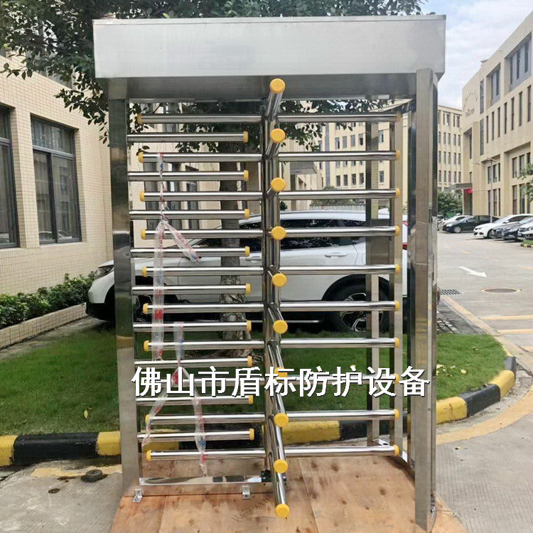 监狱人行防尾随转闸 工地成品栅栏十字转匝 双通道旋转门生产厂家