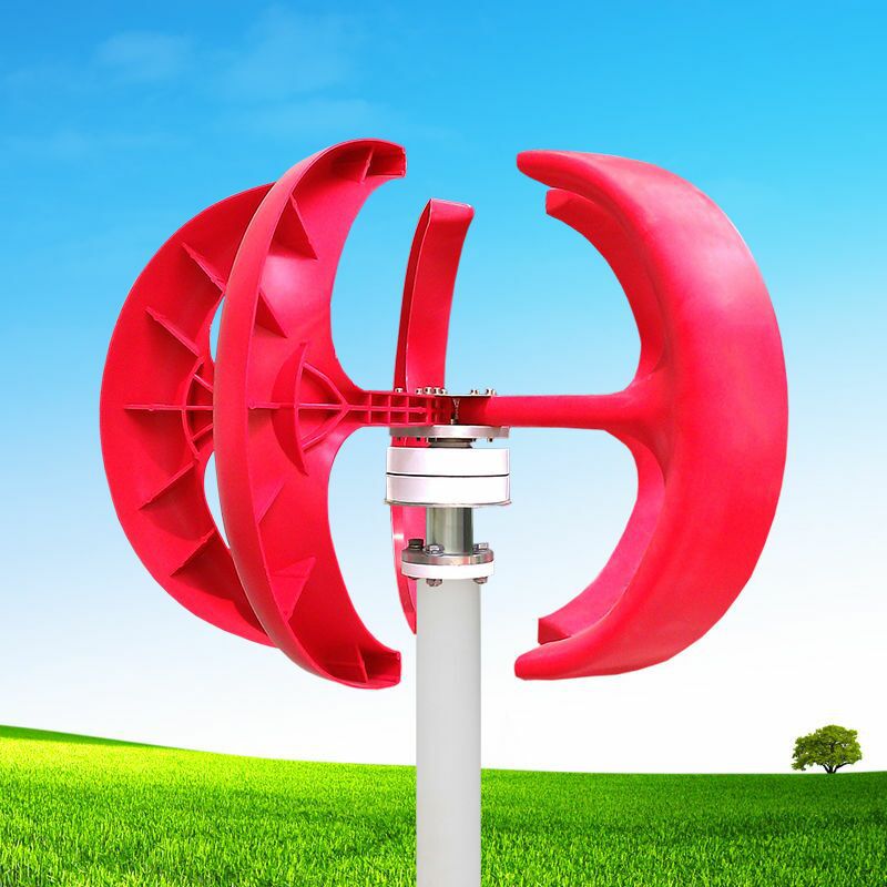 升级灯笼型小型风力发电机家用路灯款12V24V照明景观使用