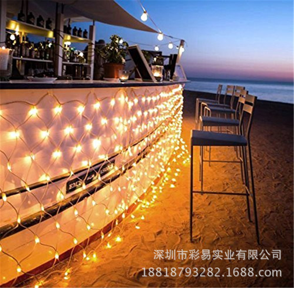 4.5*1米LED户外防水彩灯串灯