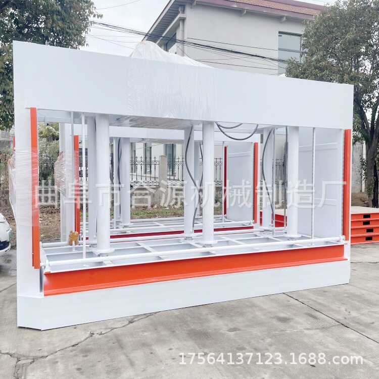 双重保压玻镁板蜂窝铝板冷压机 双缸分段式50吨板材压合机