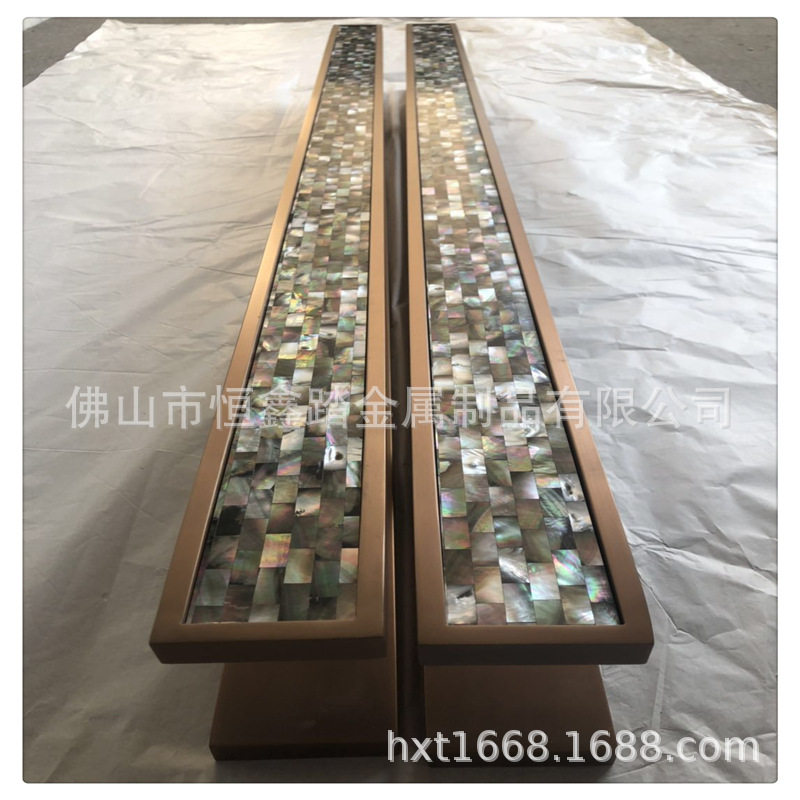 马赛克镶嵌红古铜不锈钢拉手厂家