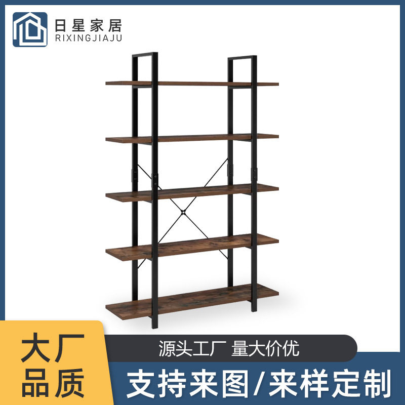 厂家批发书架落地置物架子 简约多层客厅储物架展示架落地墙壁架