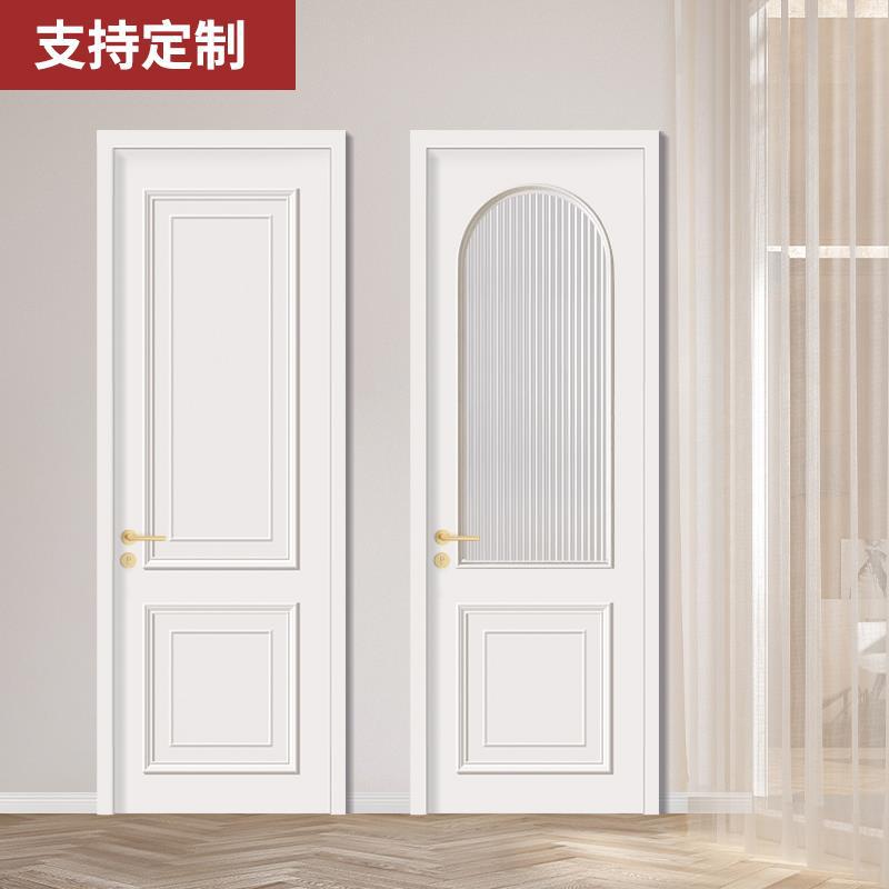 法式卧室门套装免漆烤漆碳晶