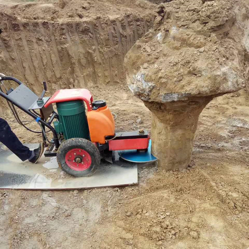 手推电动汽油700型混凝土切桩机