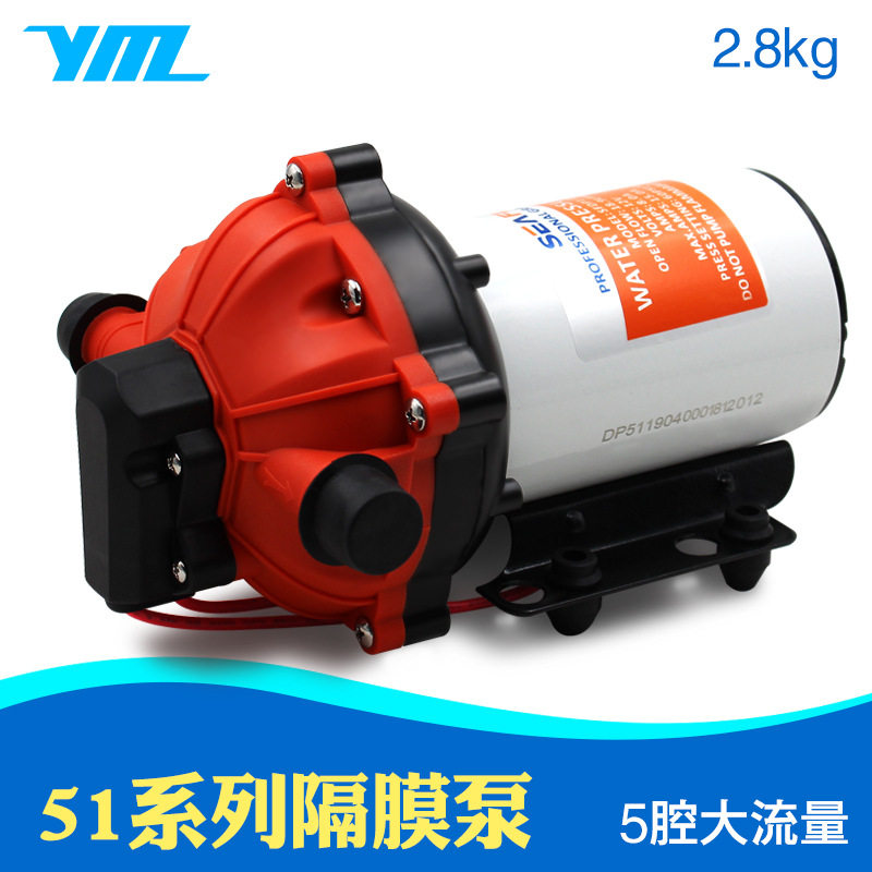 seaflo12v24v直流隔膜泵房车泵游艇游船泵洗车泵增压泵自吸泵
