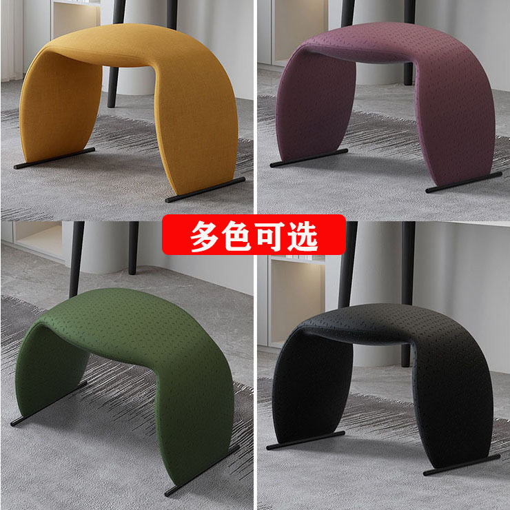 北欧梳妆凳换鞋凳卧室床尾凳床榻服装店简约沙发凳矮凳储物轻奢风