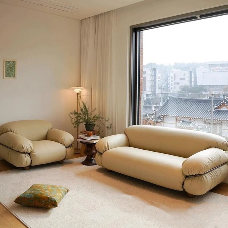 中古后现代大师设计布艺沙发