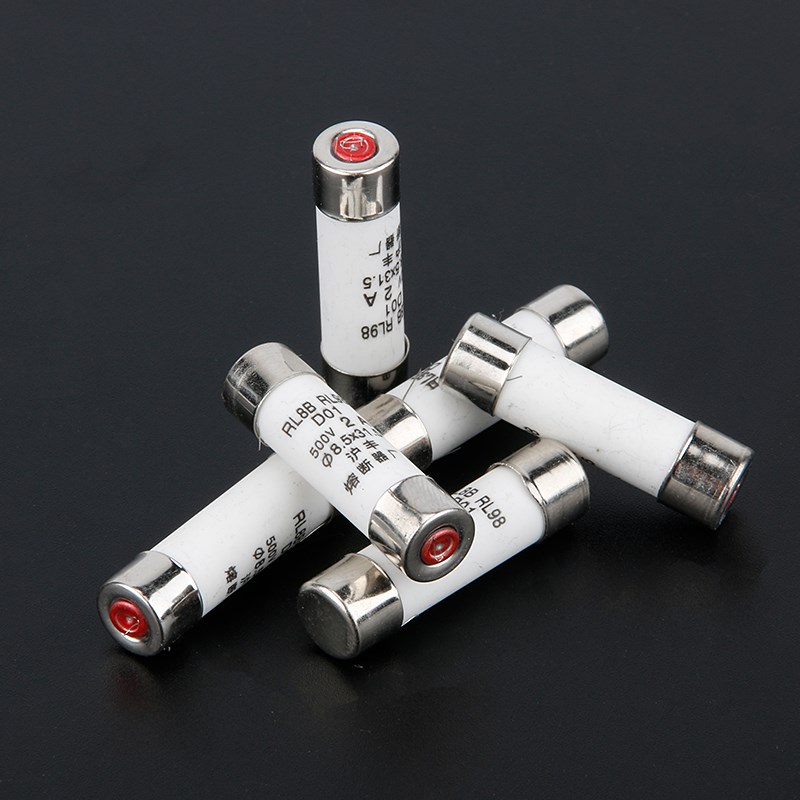 沪丰螺旋式熔断器RL8B RL98-16 8.5x31.5mm 陶瓷保险丝管500V 10A