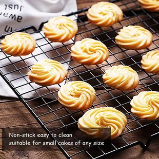 1pcsset Nonstick Metal Cake Cooling Rack Grid Net Baking Tr