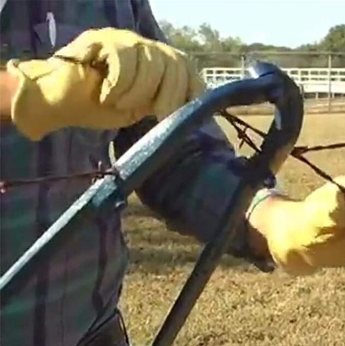 新品跨境供货 网栅栏修复工具围栏固定器手动修补器花园篱笆修理