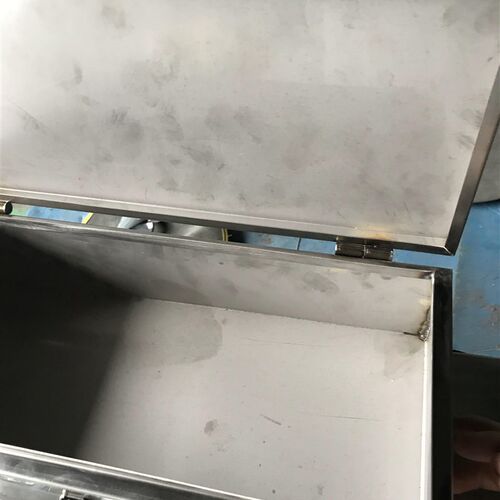 好货304不锈钢工具箱防水带锁加厚船用长方形储物箱备件箱收纳箱