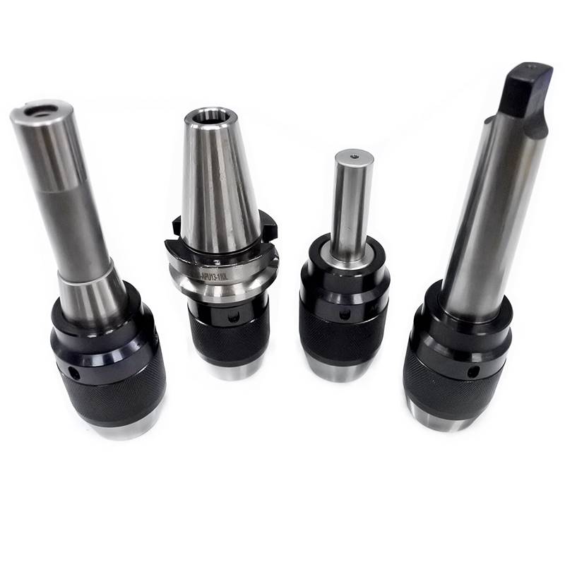 一体式自紧钻夹头 铣床R8柄车床莫氏锥柄 直柄 BT40CNC柄快速夹头