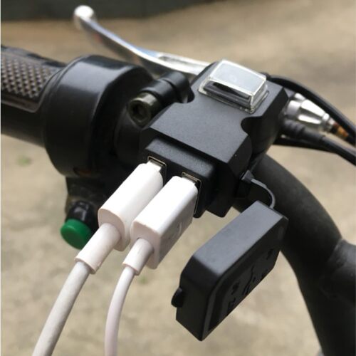 好货电动机车三轮车手机充电器电动车24V48V60V72V通用双USB转换