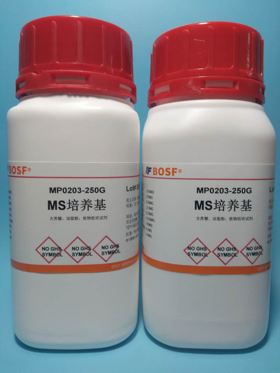 MS培养基[含琼脂粉含蔗糖] 250g 500克 组培试剂 可开票 兰花