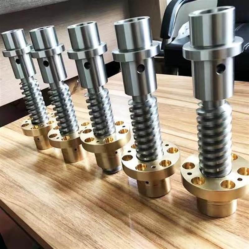 不锈钢梯形丝杆T型丝杆粗牙丝杠梯型螺杆方扣牙条加工tr16t20t30