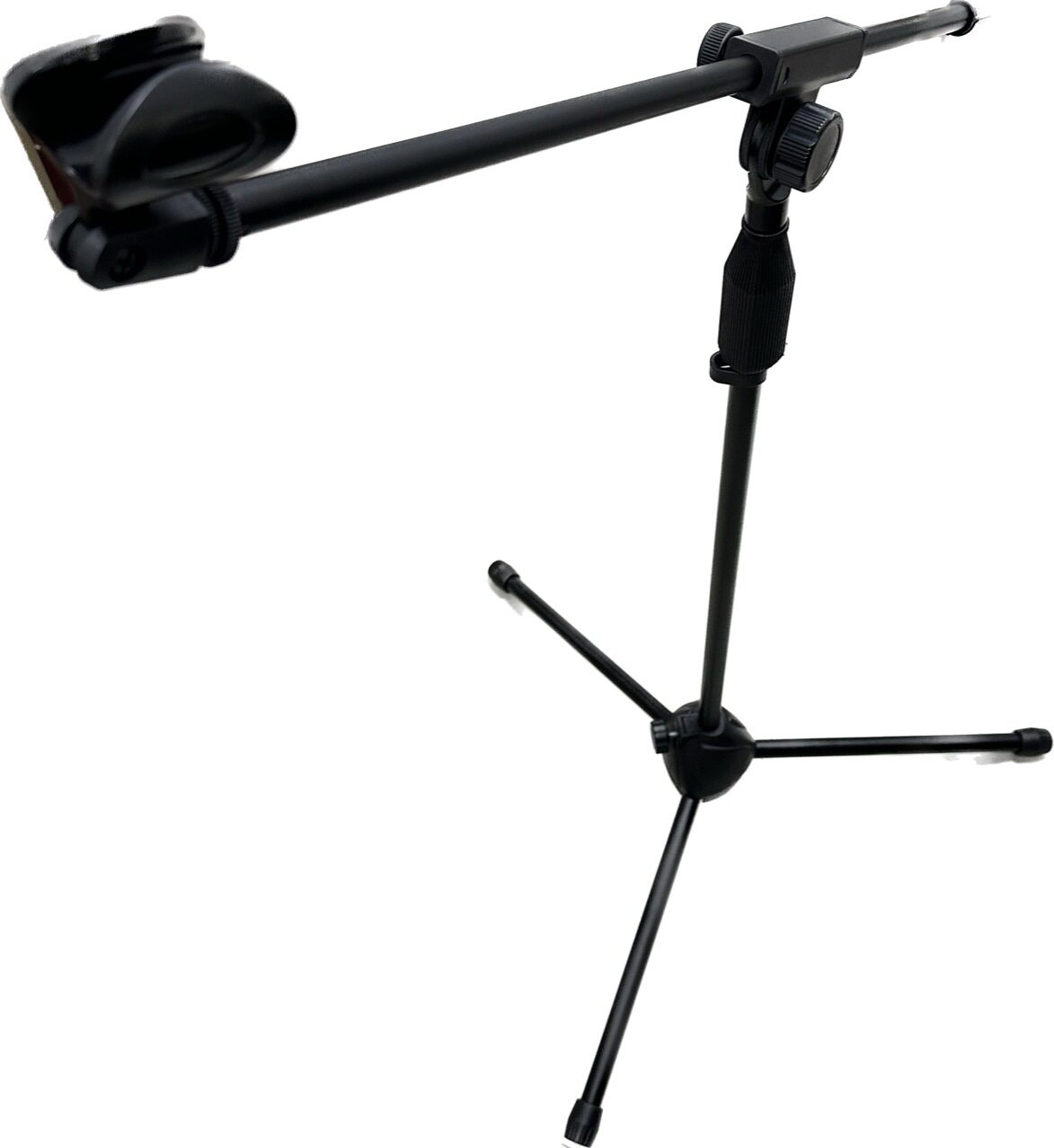 麦克风悬臂落地支架手机直播话筒架金属三脚架升降便携式户外拍摄