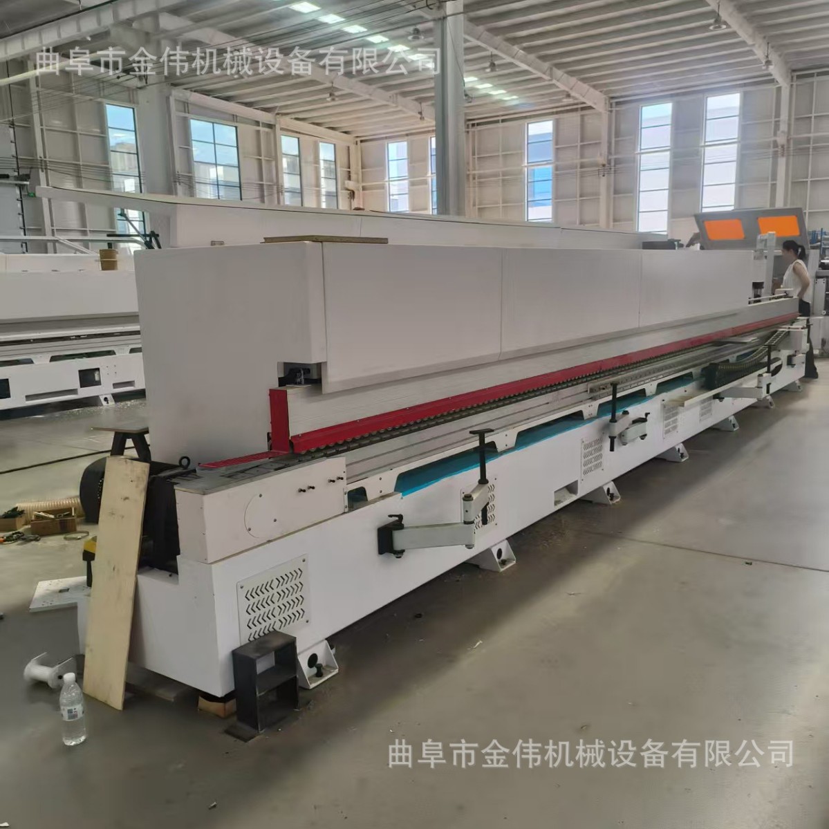 PUR斜直边软成型隐形门把手封边机 一键切换J型C型免拉手封边设备