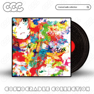 Vocaloid专辑封面系列 黑胶唱片 光盘CD UV转印防水贴纸