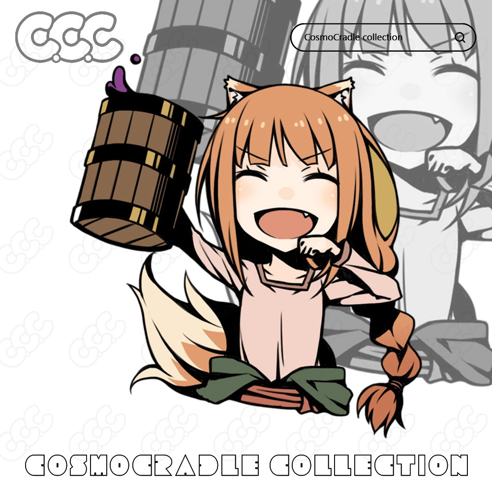 狼与香辛料 赫萝 UV转印防水贴纸