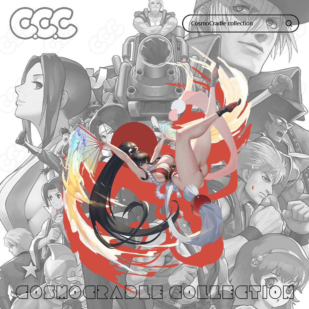 SNK游戏系列 拳皇系列 不知火舞 UV转印防水贴纸