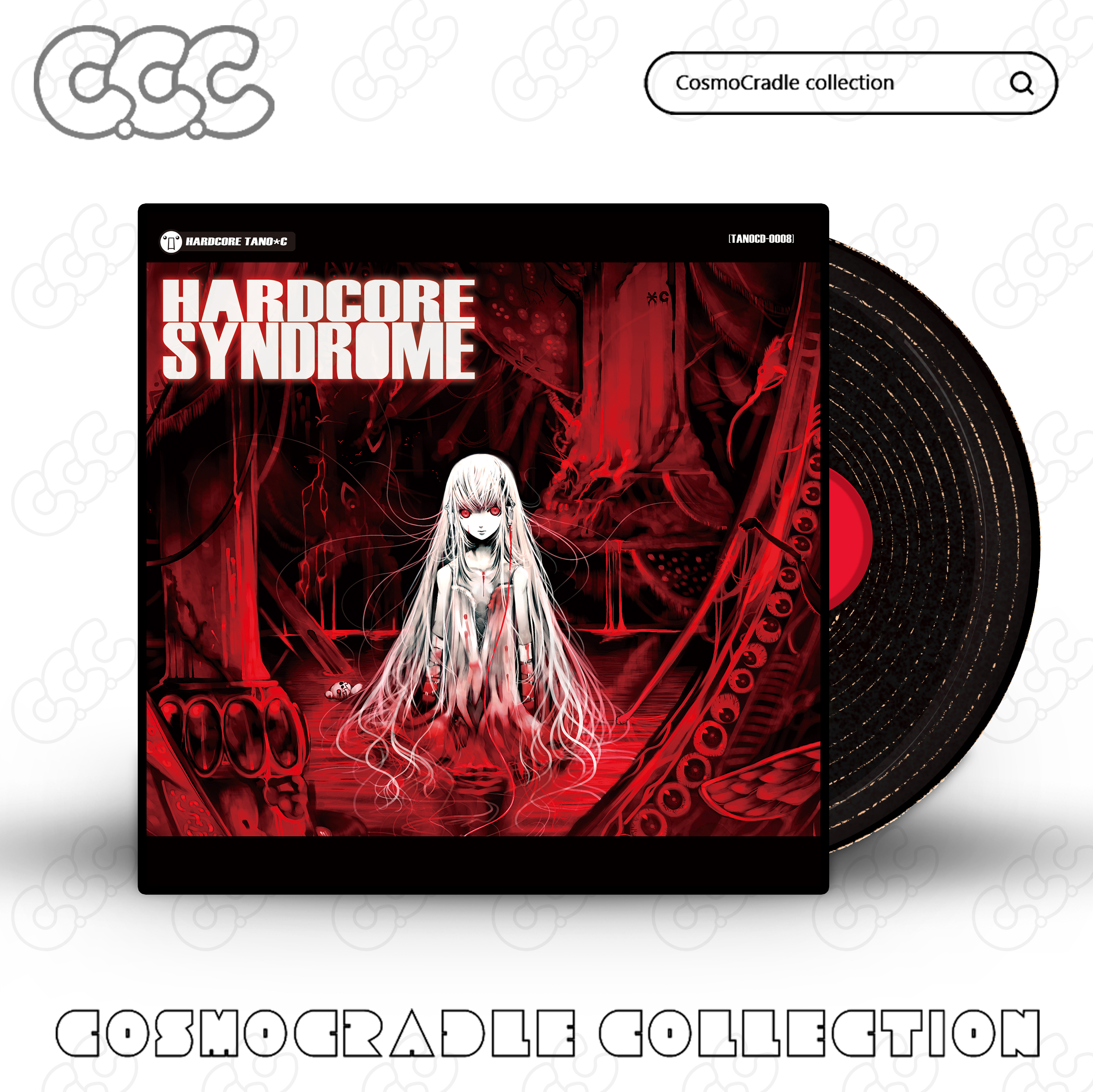 Hardcore Syndrome专辑封面系列 黑胶唱片 光盘CD UV转印防水贴纸