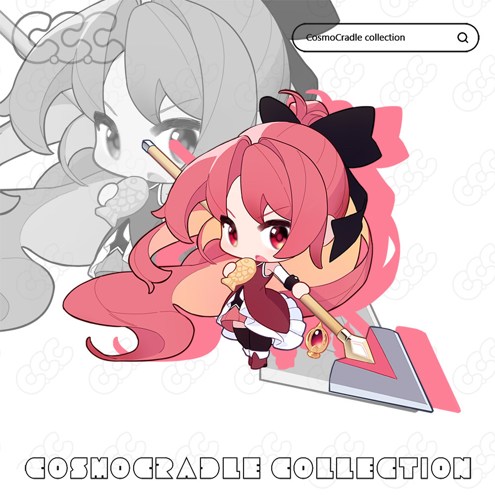 魔法少女小圆 佐仓杏子 UV转印防水贴纸