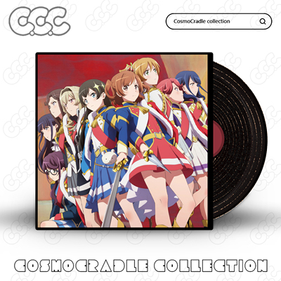 ACG专辑封面系列贴纸 黑胶唱片 光盘CD 少女歌剧 Revue Starlight