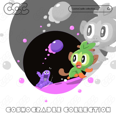 可爱萌系 Q版 动漫游戏 可爱贴纸 UV转印防水贴纸