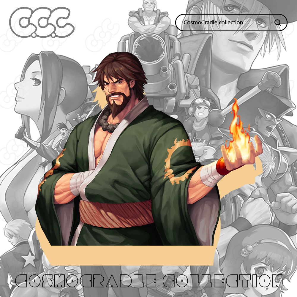 SNK游戏系列 拳皇系列 草薙柴舟 UV转印防水贴纸