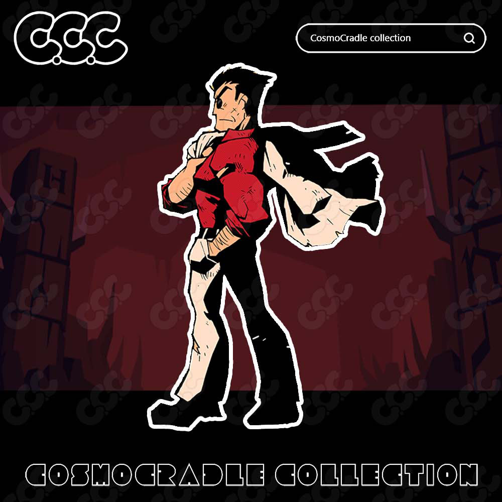 Helltaker风格系列 动漫卡通贴纸 UV转印防水贴纸