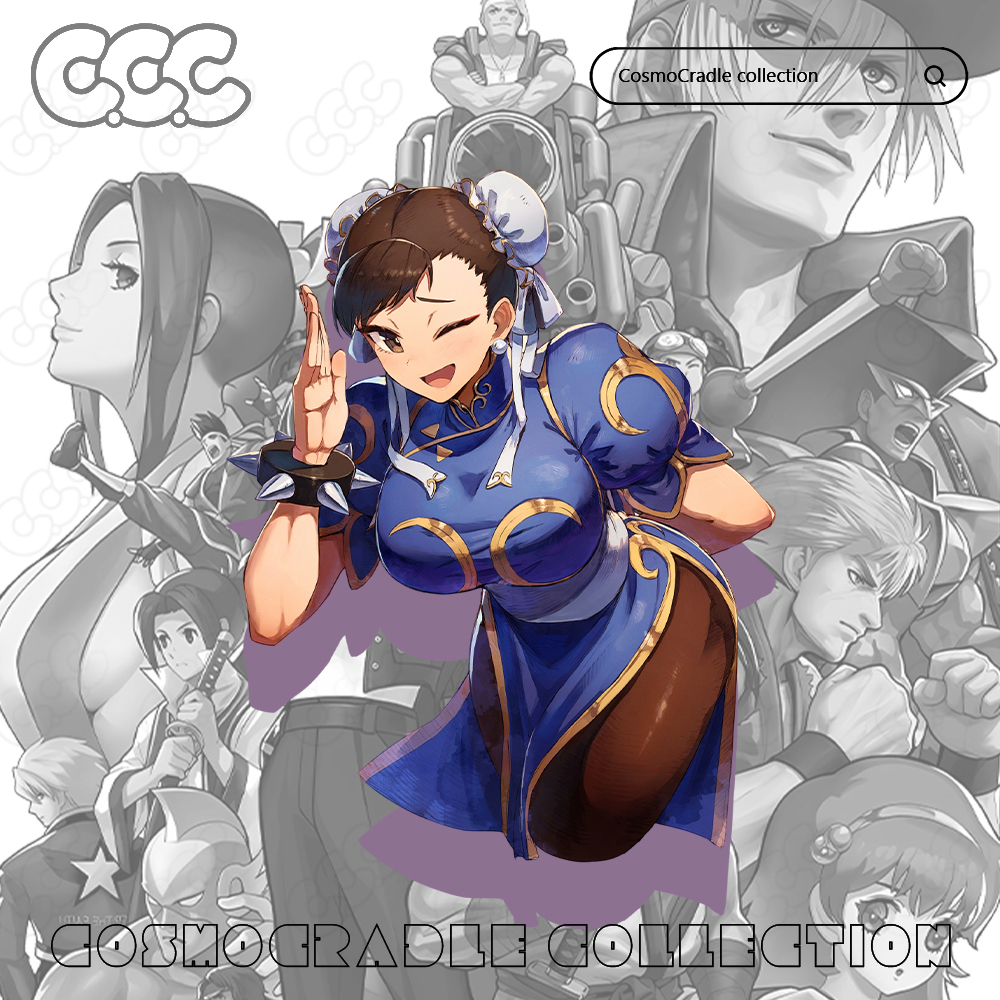 SNK游戏系列 街霸系列 春丽 UV转印防水贴纸