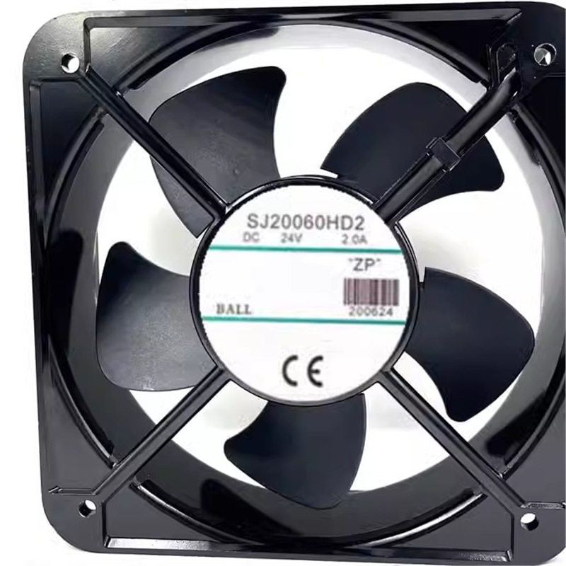 SJ20060HD2直流充电桩变频器散热风扇DC24v 48v轴流风机20CM厘米