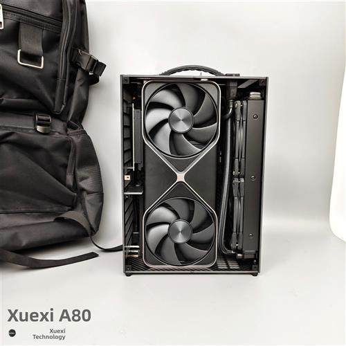 帝云A80机箱8升Itx S60I水冷版瓦片结构支持5090显卡Sfx电源