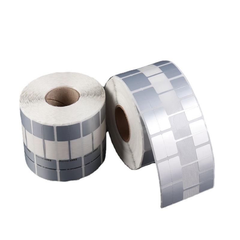 珠宝首饰标签铜版不干胶条码纸空白标价签可珠宝标签贴纸