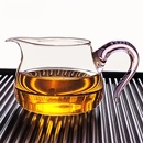 茶本堂公道杯玻璃高硼硅耐热加厚茶海过滤单个公杯茶具高档分茶器