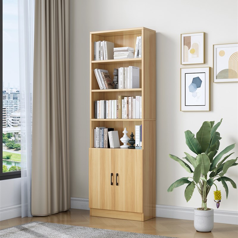 定制柜子尺寸定做实木储物柜书柜书架收纳柜落地置物架窄柜家俱橱