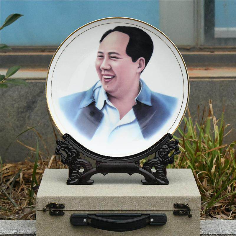 毛主席摆像陶瓷画像家居摆件毛爷爷瓷器客厅桌面送礼装饰礼品