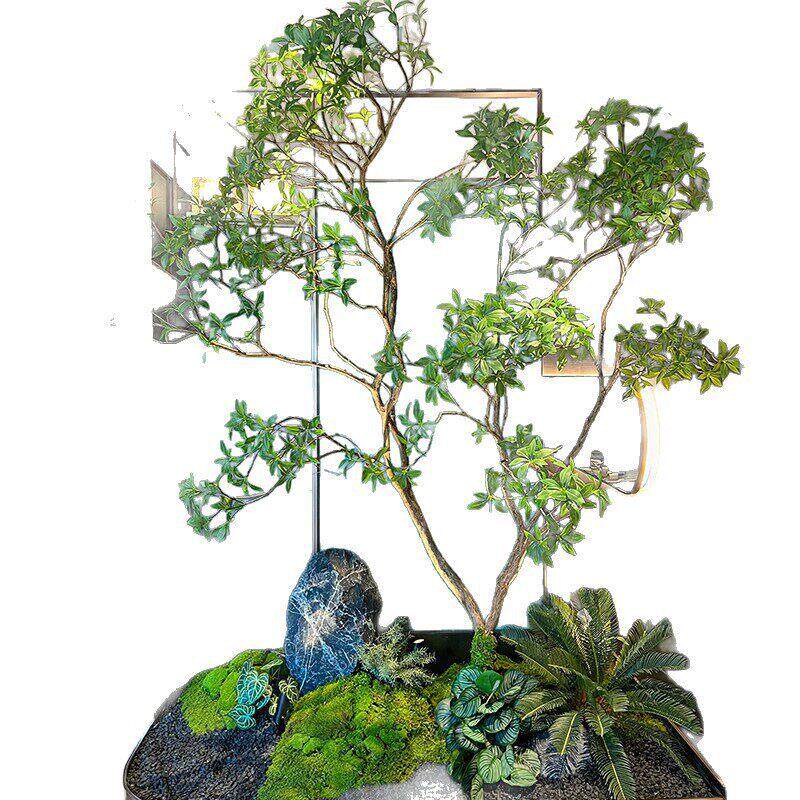 仿真绿植马醉木软装酒店别墅造景植被室内外落地装饰假树马醉木