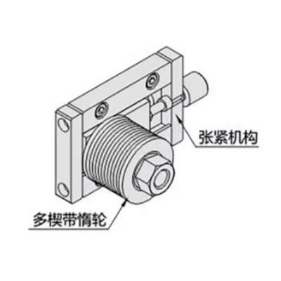 输送线张紧机构拉力型ZCL50ZCL51旋转型ZCL52ZCL53多楔带惰轮