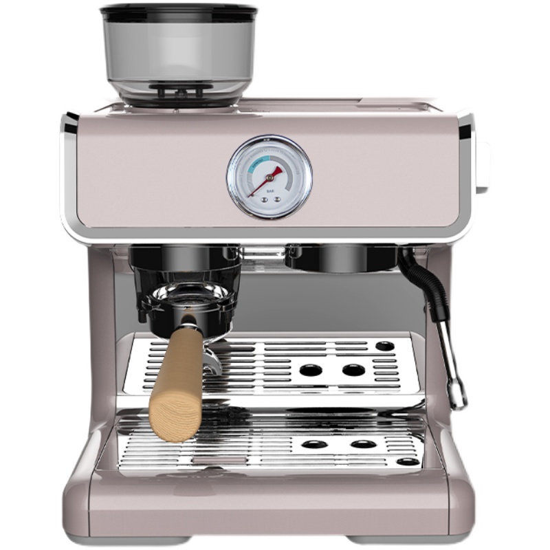 乔立998S咖啡机意式全半自动小型家商用办公室研磨一体现磨打奶泡