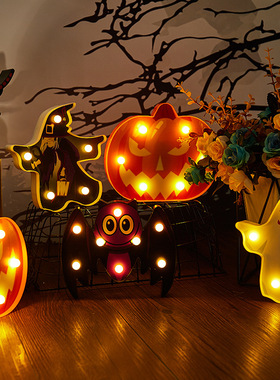 Halloween Modeling Lamp Battery Box Lamp String Decorative L