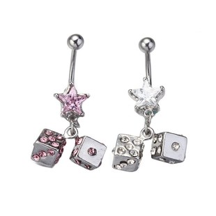 pendant piercing navel womens jewelry蝴蝶结肚脐环 ring Bow