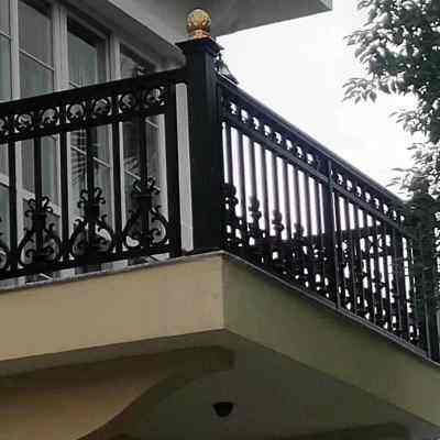 极速铝合金护栏阳台扶手别墅露台铸铝栏杆栅栏铁艺防护栏中式铝艺
