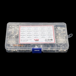 保險管套裝 新品 20A 0.1A 150個盒裝 5x20mm玻璃保險絲