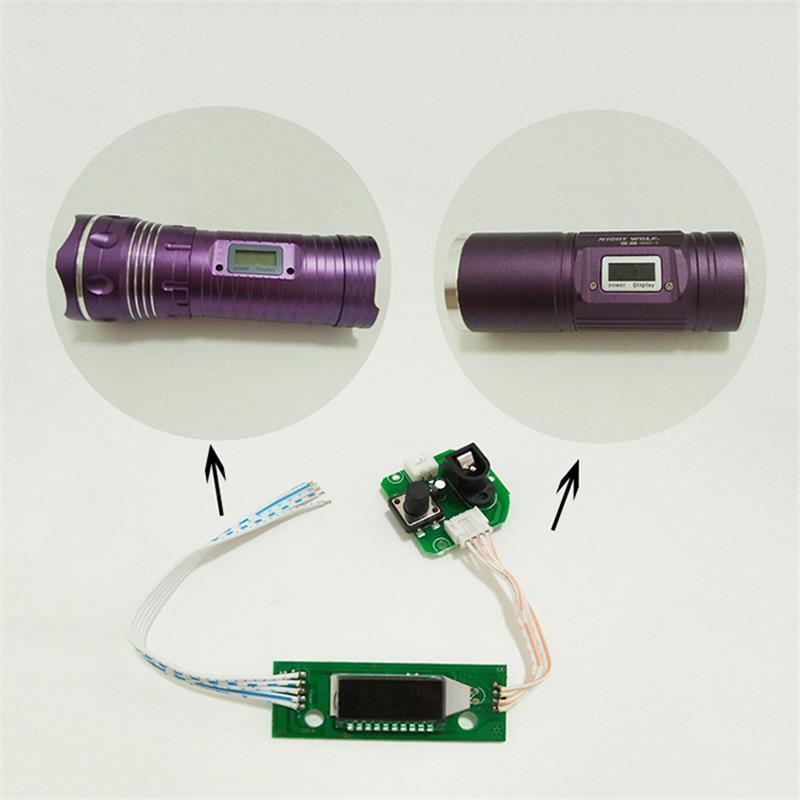 F10夜钓灯电路板液晶萤幕线路板LE电灯开关主板渔具配件特价包邮