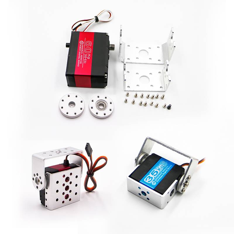 双轴舵机汇总20kg25kg30kg35kg60kg大扭矩双轴数字金属舵机支架