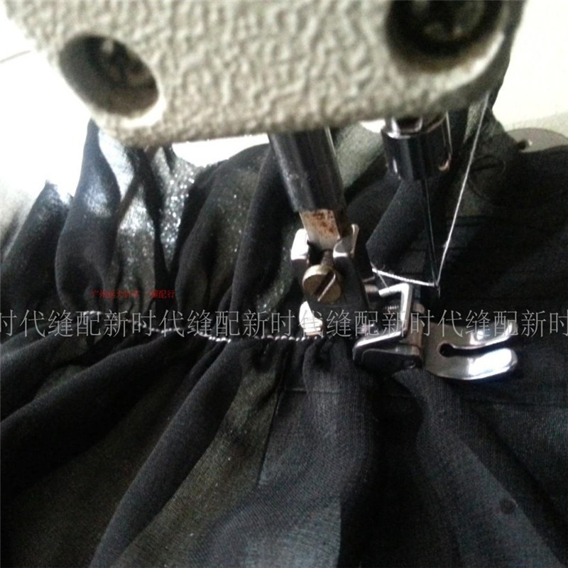 工业电脑平车打皱压脚缝纫机配件抽皱压脚可调节皱褶P952折皱压脚