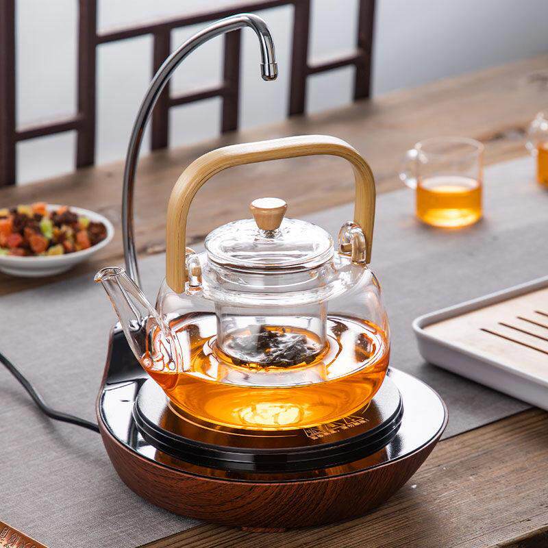 极速电陶炉茶炉小型抽水电磁光波炉迷你煮茶器自动上水泡茶烧水壶