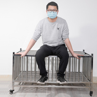 鸡笼家用阳台户外养鸡笼子商用家禽笼大号鸡舍鸭笼鸡圈不锈钢笼子